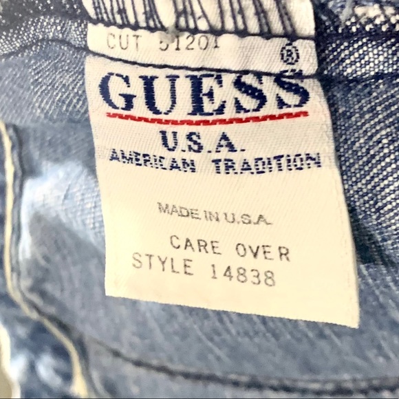 Vintage Guess Jeans Trucker Jacket Medium Coat - Picture 8 of 9